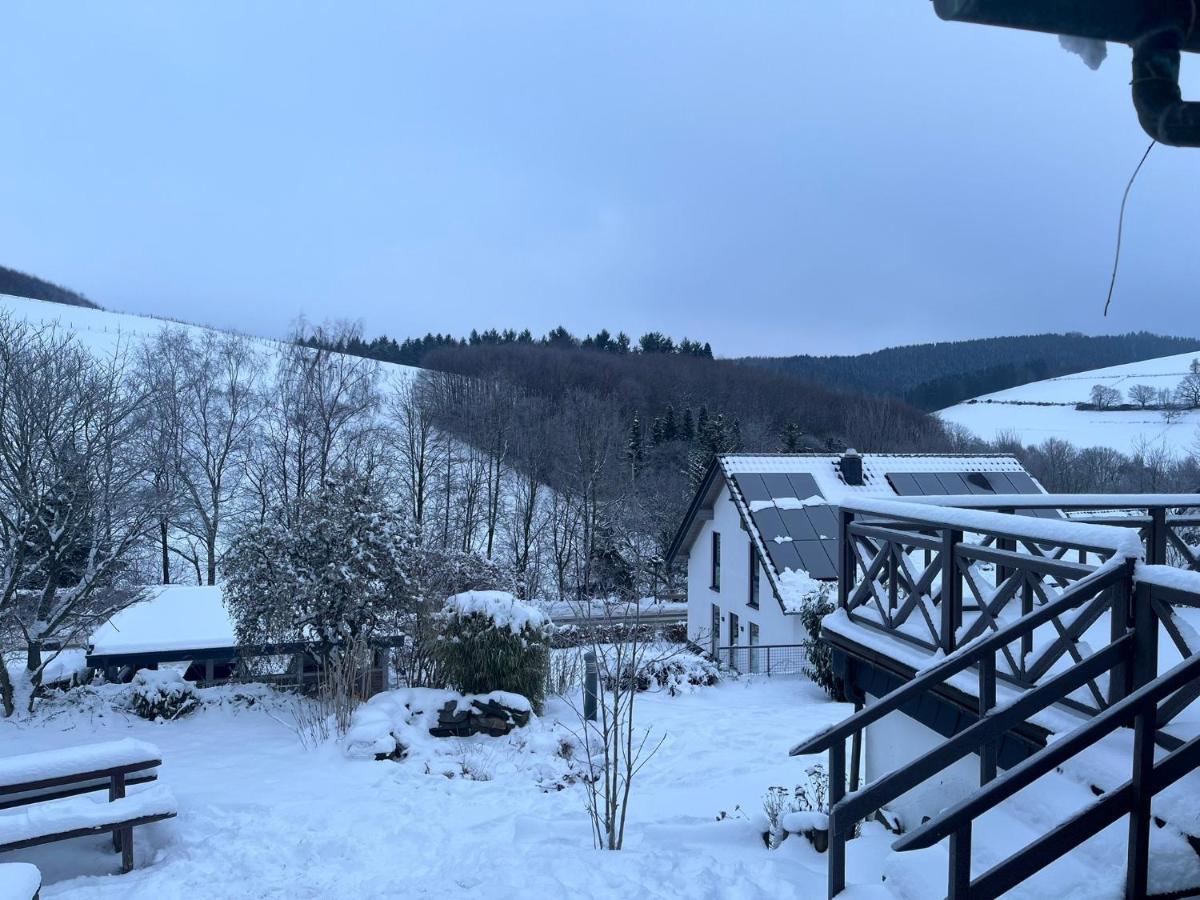 Weitblick Auf Berg, Wald Und Wiese 슈말렌부르크 외부 사진